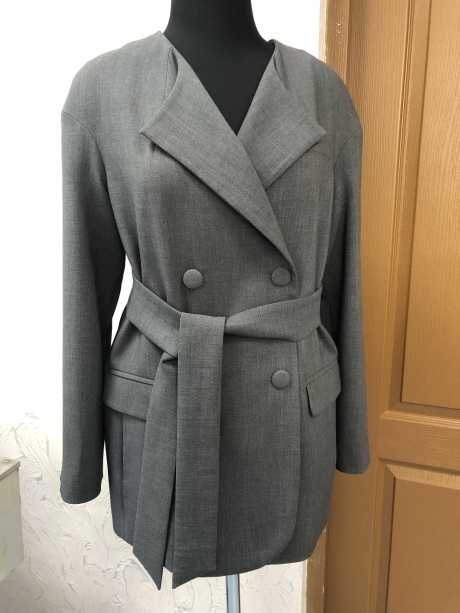 Жакет (пиджак) DRESS CODE 1065 серый размер 44-48 #3