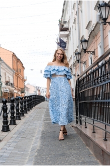 Sorochinskaya 1311002 без плечиков с 3D-цветами нежно-голубой #4