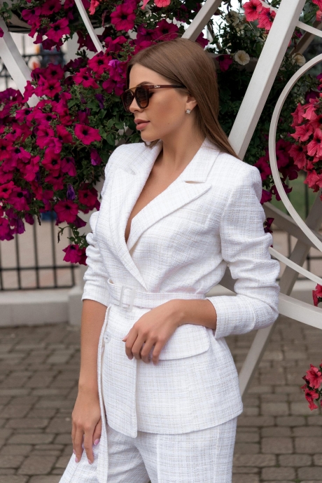 Костюм/комплект Sorochinskaya 0613001 белый chanel размер 42-46 #2