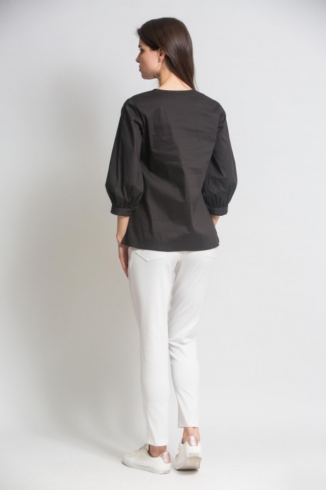 Блузка, туника, рубашка Ivera Collection 656 чёрный размер 42-52 #2
