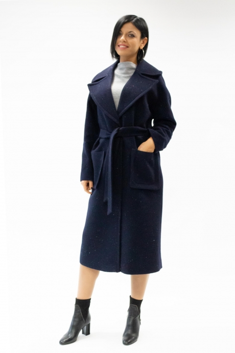 Пальто Ivera Collection 634 тёмно-синий размер 42-52 #1