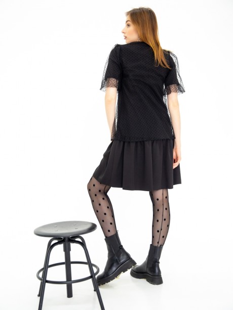 Платье Ivera Collection 729 чёрный размер 42-50 #4