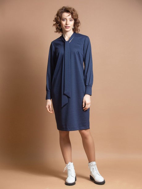 Платье Ivera Collection 791 тёмно-синий размер 42-52 #2