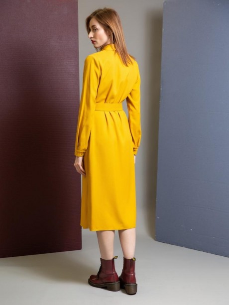 Платье Ivera Collection 901 горчица размер 42-52 #3