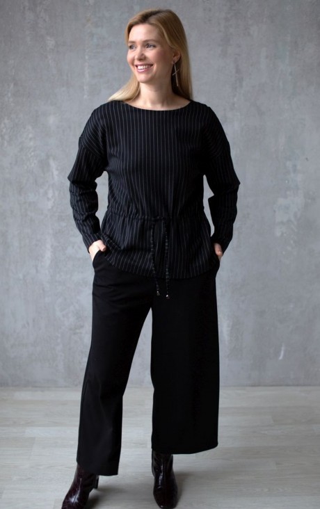 Блузка Ivera Collection 700 чёрный размер 42-52 #3