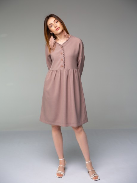 Платье Ivera Collection 1008 какао размер 42-52 #1