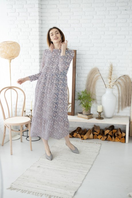 Платье Ivera Collection 932 голубой размер 42-50 #3