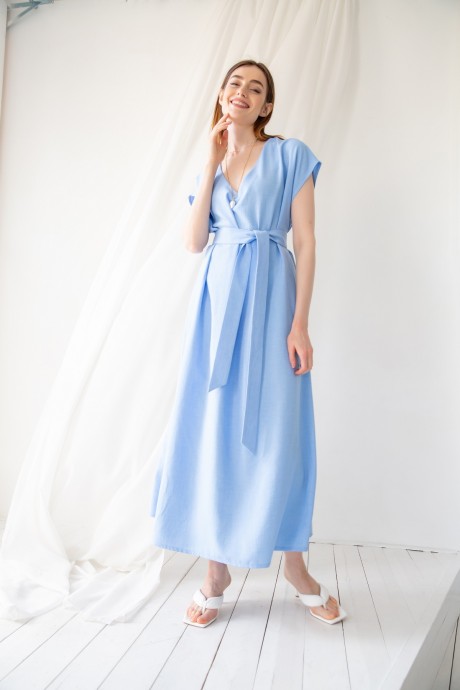 Платье Ivera Collection 1017 Голубой размер 42-50 #2