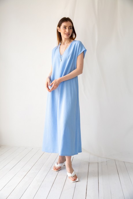 Платье Ivera Collection 1017 Голубой размер 42-50 #4
