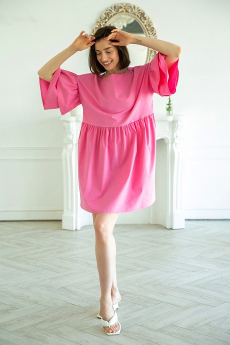 Платье Ivera Collection 1031 Розовый размер 42-48 #4