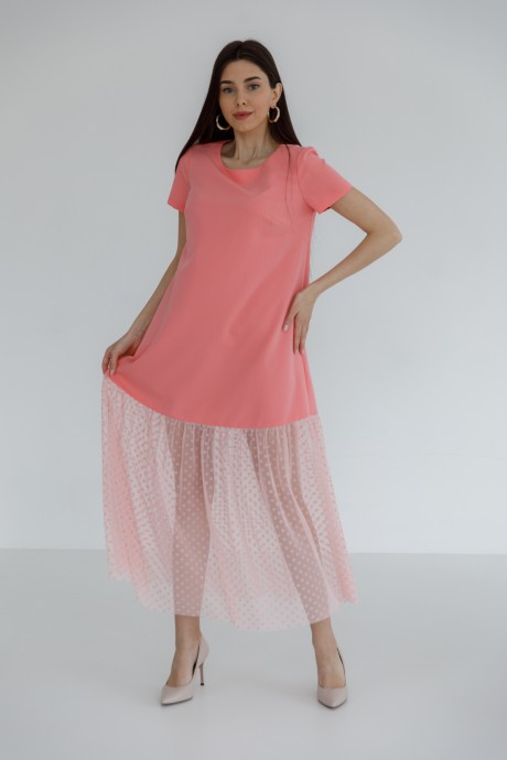 Платье Ivera Collection 1036 розовый размер 42-52 #2