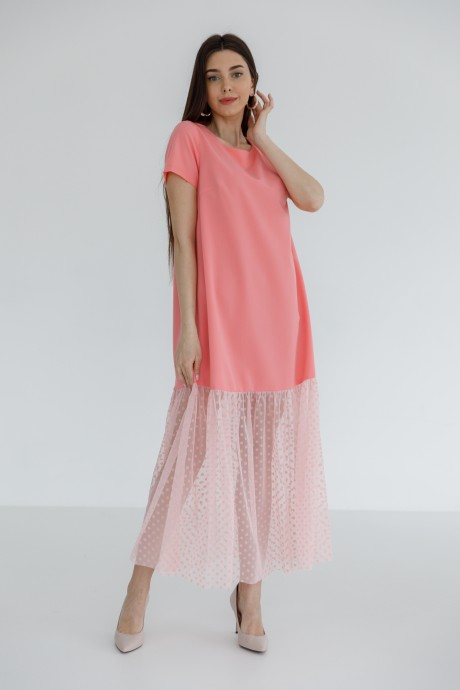 Платье Ivera Collection 1036 розовый размер 42-52 #3