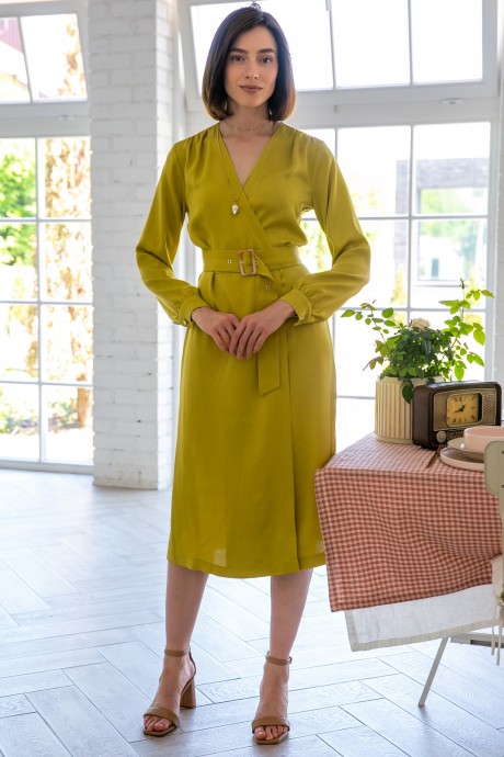 Платье Ivera Collection 1006 оливковый размер 42-48 #1