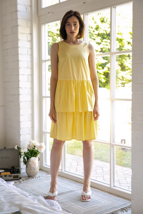 Платье Ivera Collection 1023 желтый размер 42-50 #2