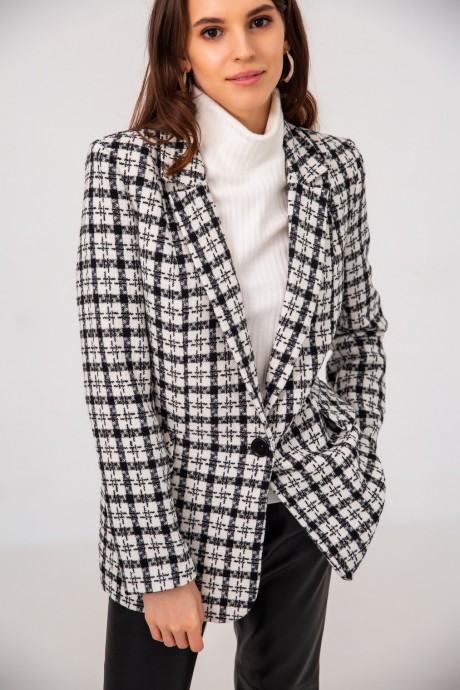 Жакет (пиджак) Ivera Collection 3008К Белый, черный размер 42-50 #2
