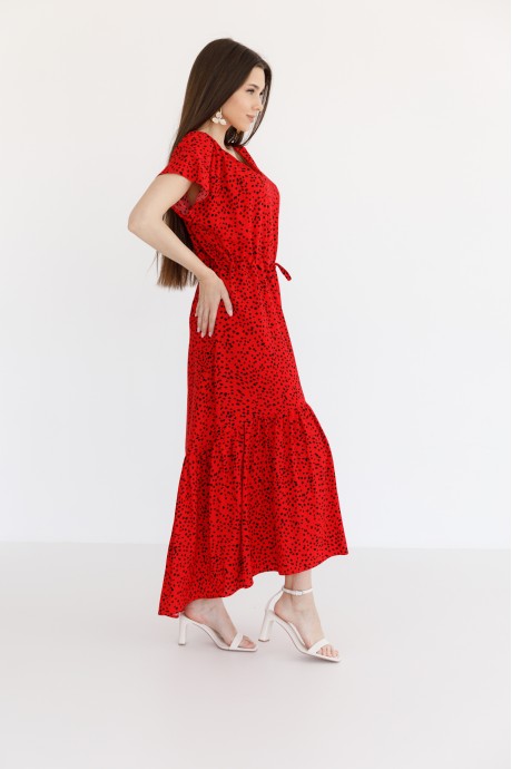 Платье Ivera Collection 1086 красный размер 44-52 #6