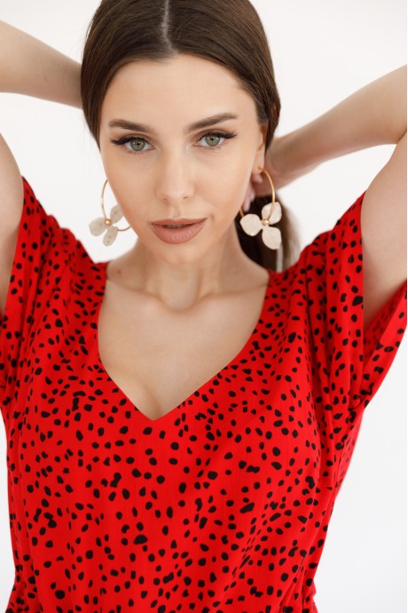 Платье Ivera Collection 1086 красный размер 44-52 #7