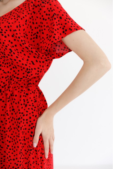 Платье Ivera Collection 1086 красный размер 44-52 #8