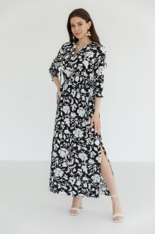 Платье Ivera Collection 1088 черно-белый #1