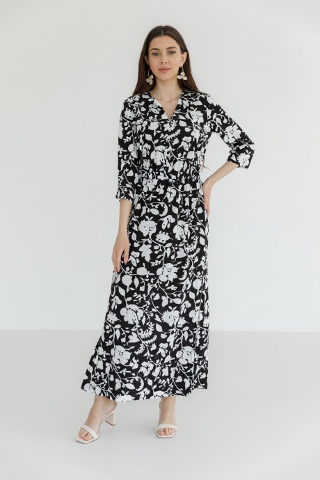 Платье Ivera Collection 1088 черно-белый размер 44-52 #2