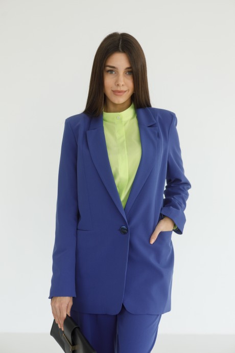 Жакет (пиджак) Ivera Collection 3008 Сине-фиолетовый размер 42-52 #1
