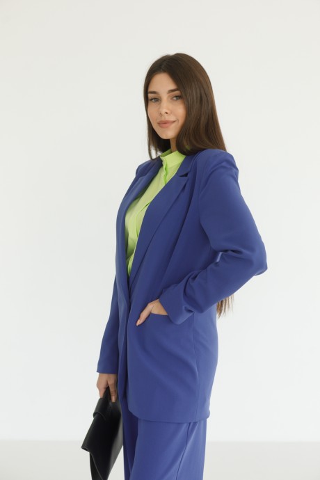 Жакет (пиджак) Ivera Collection 3008 Сине-фиолетовый размер 42-52 #2