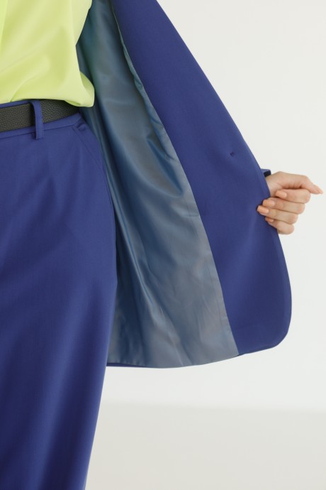 Жакет (пиджак) Ivera Collection 3008 Сине-фиолетовый размер 42-52 #5