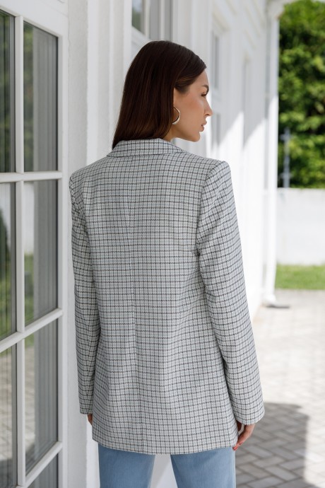 Жакет (пиджак) Ivera Collection 3008К Белый, черный, голубой размер 42-52 #4
