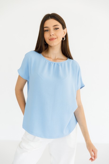 Блузка Ivera Collection 5021 голубой размер 44-54 #1