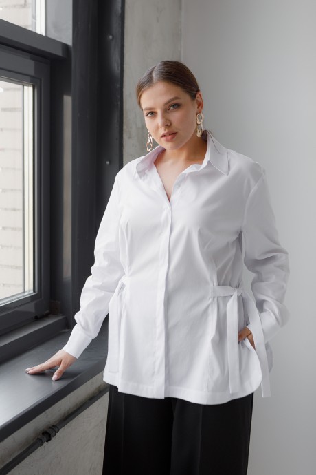 Блузка Ivera Collection 5069 Белый размер 50-56 #1