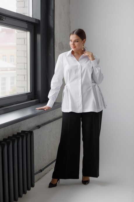 Блузка Ivera Collection 5069 Белый размер 50-56 #3