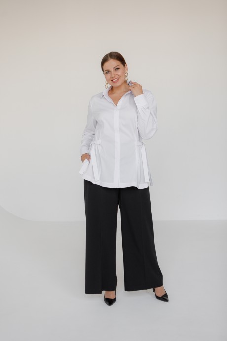Блузка Ivera Collection 5069 Белый размер 50-56 #4
