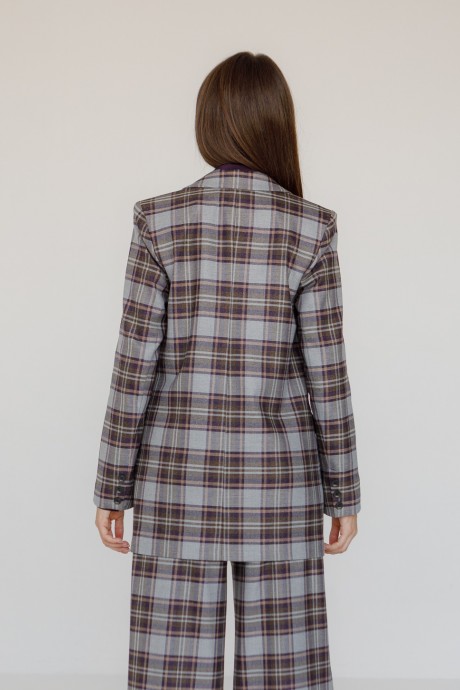 Жакет (пиджак) Ivera Collection 3020 Серый, фиолетовый размер 42-50 #7