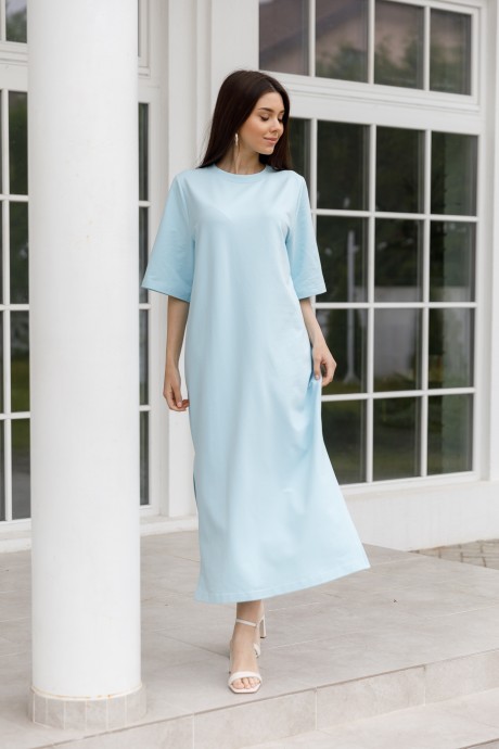 Платье Ivera Collection 1090 голубой размер 42-52 #2