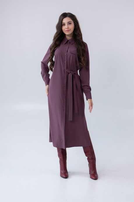 Платье Ivera Collection 1093 сливовый размер 44-52 #1