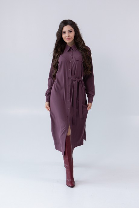 Платье Ivera Collection 1093 сливовый размер 44-52 #2