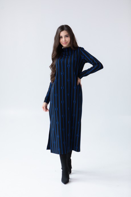 Платье Ivera Collection 1053 черный,синий размер 42-52 #1