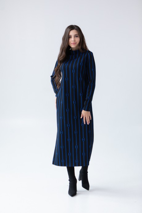 Платье Ivera Collection 1053 черный,синий размер 42-52 #2