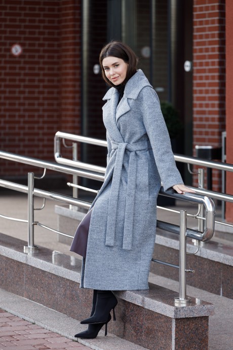 Пальто Ivera Collection 7006-1 серый размер 42-50 #3