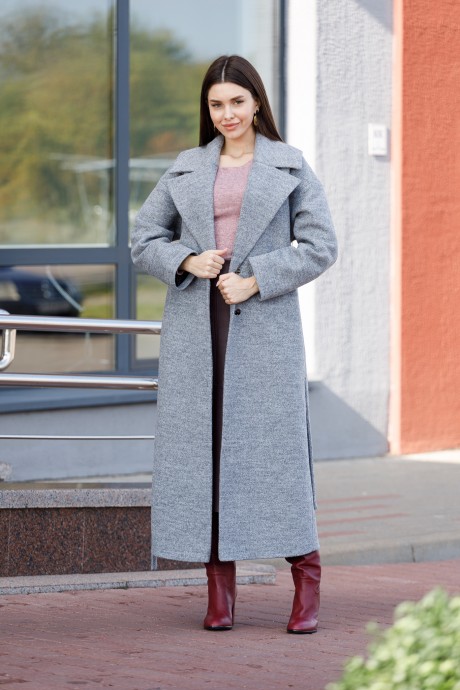 Пальто Ivera Collection 7006-1 серый размер 42-50 #9