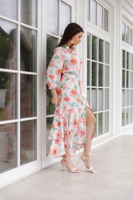 Платье Ivera Collection 1089 розовый размер 42-48 #4