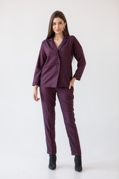 Костюм/комплект Ivera Collection 6004 Красный, фиолетовый, черный размер 42-52 #1