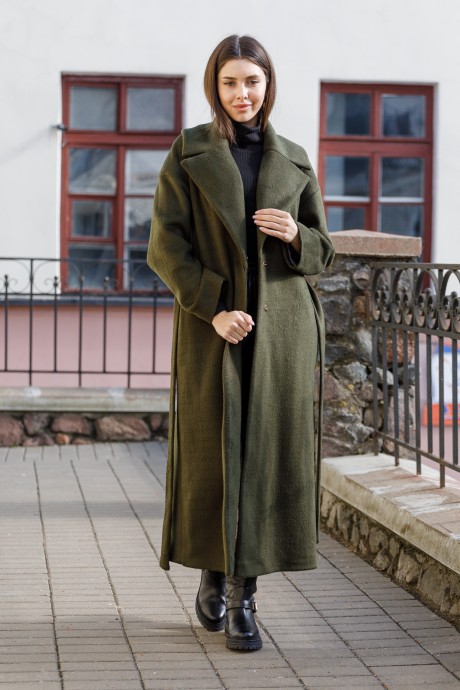 Пальто Ivera Collection 7006-1 зеленый размер 42-50 #2