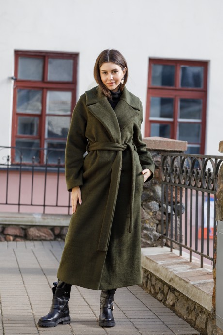 Пальто Ivera Collection 7006-1 зеленый размер 42-50 #3
