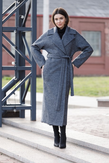Пальто Ivera Collection 7006-1 темно-серый размер 42-50 #5