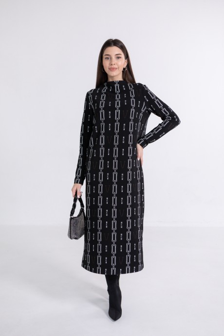 Платье Ivera Collection 1053 черный размер 44-52 #3
