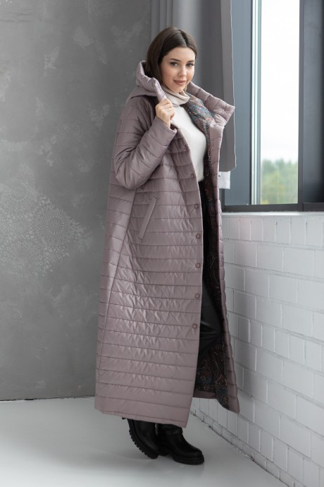Пальто Ivera Collection 7005-1 какао размер 42-54 #4