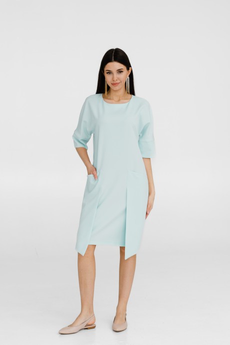 Платье Ivera Collection 516 светло -голубой размер 44-52 #1