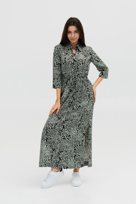 Платье Ivera Collection 1092L хаки размер 44-52 #4