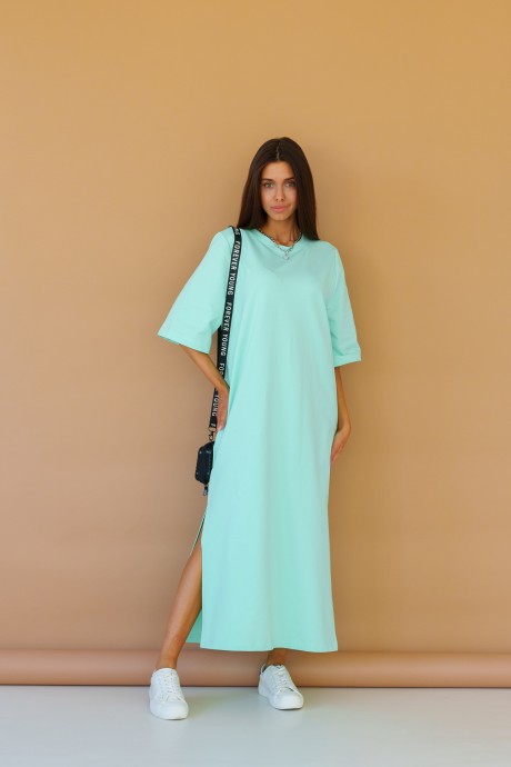 Платье Ivera Collection 1090L мятный размер 42-56 #2